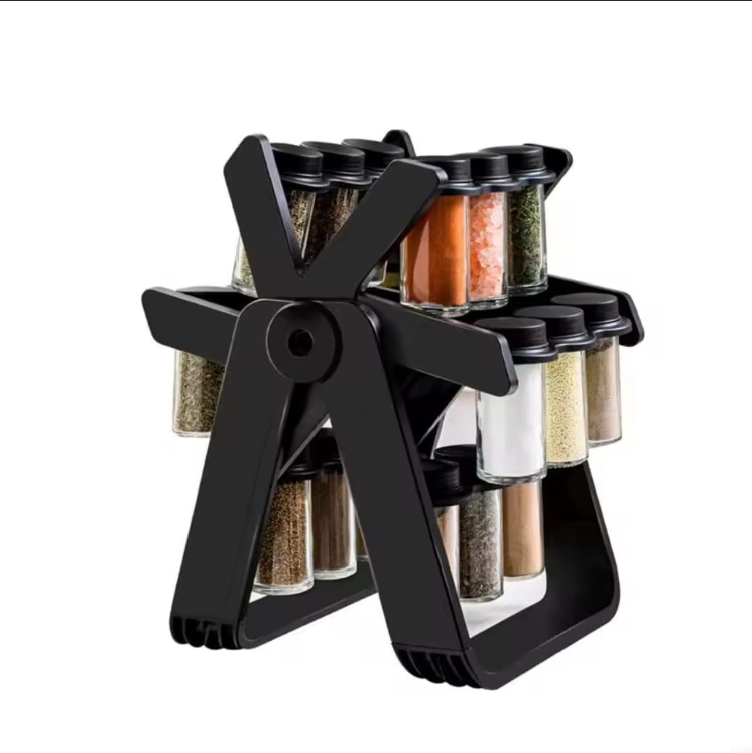 porta tempero 18 peças rotativo