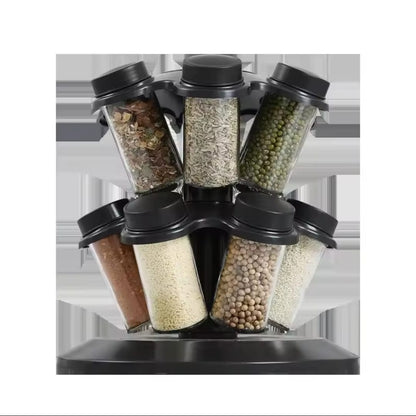 porta tempero 18 peças rotativo